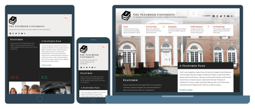 TextBook Responsive Design